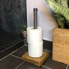 Industrie Steampunk Rohr Toilettenpapierhalter Gerüstfuß Bodenmontage