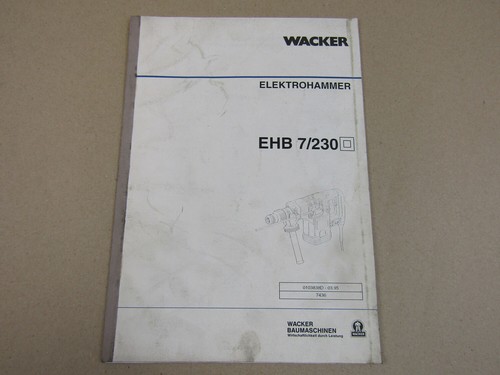 Wacker ehb 230 elektro - 7/230,
