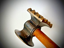 Fleischklopfer  Antik ...  24K echtvergoldet