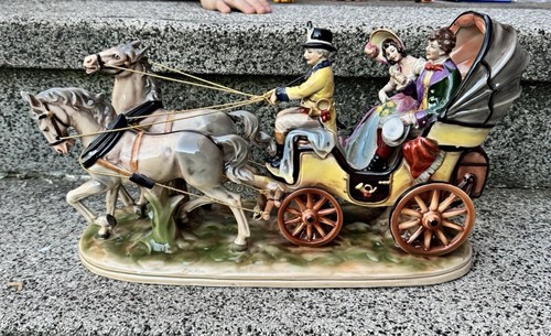 Gräfenthal porzellan kutsche - gräfenthal,