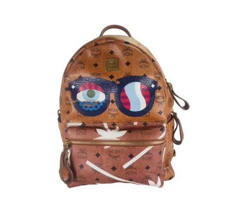 Mcm lederrucksack groß - lederrucksack,