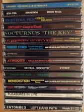 Death-,Thrash Metal Sammlung,First Press,16x,Für Sammler,Neuwertig,Raritäten,Top