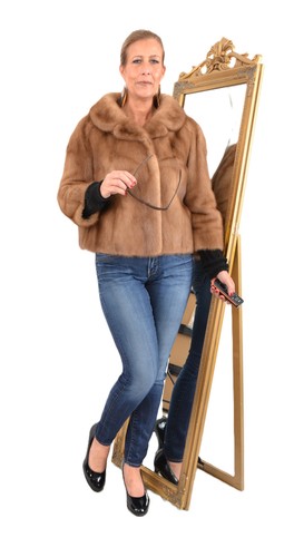 A5897 nerzjacke pelzjacke nerz - nerzjacke,