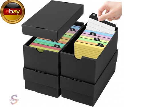 4pcs karteikarten box - 4pcs,