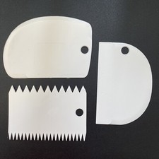 3er Set Teigspachtel Teigkarte