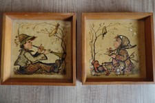 2 HUMMEL Bilder auf Fliese