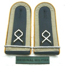Schulterklappen HEMD Luftwaffe Oberfähnrich  Bw Dienstgrad Rang Abzeichen 