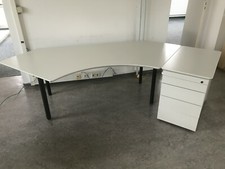 Schreibtisch Kombination mit Container