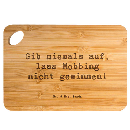 Holzbrettchen spruch mobbing - spruch,