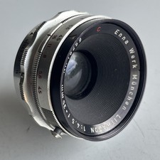 Enna Lithagon C 4,5/35 mit Exakta-Bajonett in Köcher