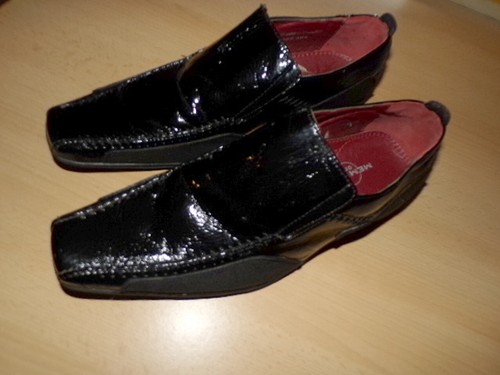 Lack herrenschuhe schwarz - herrenschuhe, gr