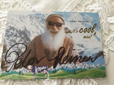 Autogrammkarte Peter Steiner Cool Man Original Unterschrift