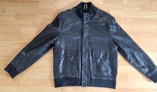 Timberland Lederjacke, Herren, XL, Lammnappa, schwarz, neuwertig