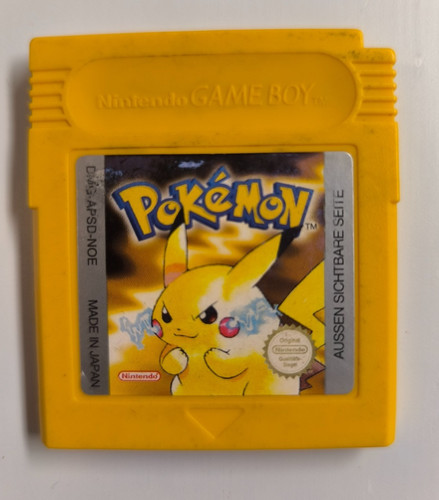 Pokémon gelbe edition game - pokémon,
