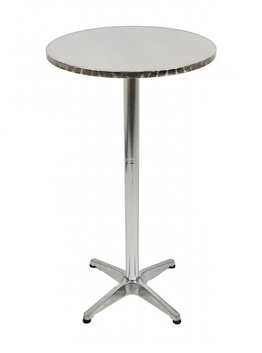 Alu bistrotisch aluminium - alu,