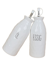 Ölspender und Essigspender