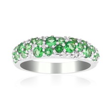 AAA Tsavorit Sterling Silber