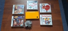 Nintendo DSi XL Handheld Konsole Gelb | SEHR GUT | 5 Spiele