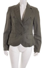 ESPRIT Jeansblazer Damen Blazer Gr. DE 36 khaki Military-Look