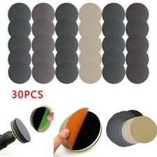 30x Nass und Trocken Schleifscheiben 125mm 5" Klettverschluss Schleifpapier Set