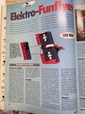 Bauplan für Elektroflugzeug Elektro-Funflyer, 113 cm Spannweite