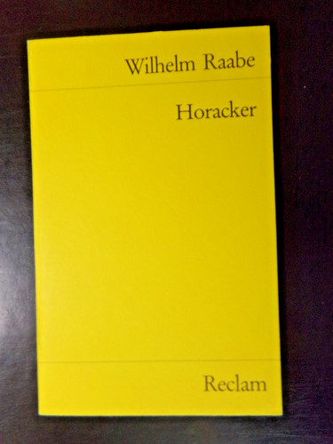 Reclam wilhelm raabe - reclam,