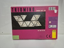Triomino Gesellschaftsspiel Peri Legespiel vollständig Vintage