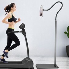 360° Tablet-Bodenständer, Tablet Ständer Stativ Schwanenhals Einstellbarer