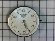 Heuer Automatik AS 1320 mit Rotor Ersatzwerk Uhrwerk m Ziffernblatt Vintage NOS