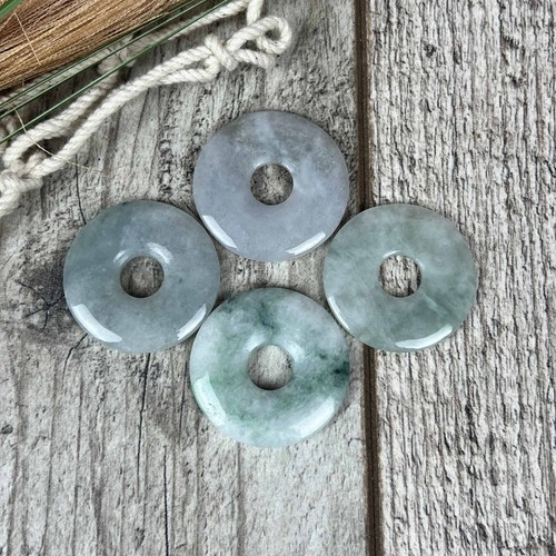 China jade donut 30mm - china,