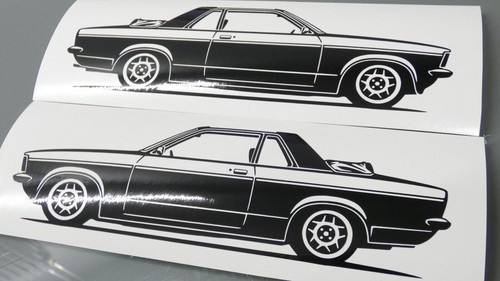Opel kadett aero aufkleber - kadett, c