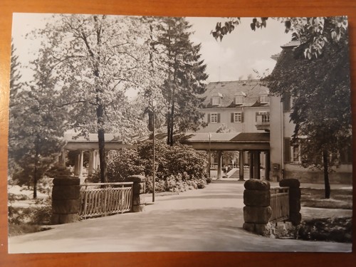 Postkarte 3203 gelaufen bad - postkarte,