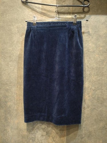 Women balmain skirt navy - balmain,