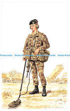 R321926 Corps of Royal Engineers Sapper mit Minensuchgerät Geoff White Albany Ho