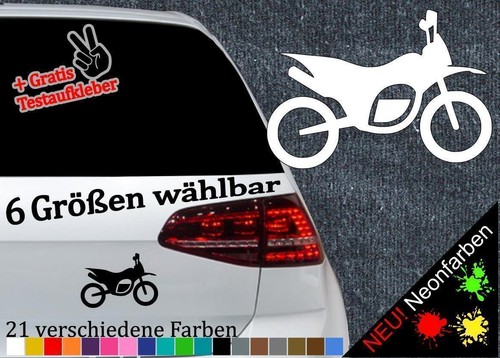 Motocross aufkleber silhouette - motocross,