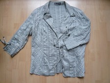 Damenjacke elegante Sommerjacke Blusenjacke 7/8 Arm von Mode Express Gr. 44