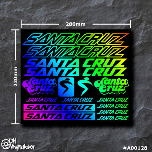Santa cruz sticker hologramm - santa,