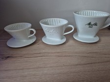 3 Melitta Kaffeefilter Loch