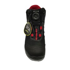 ELTEN Sicherheitsschuhe TILL BOA Mid ESD S3, Damen und Herren Leder Schwarz Gr42