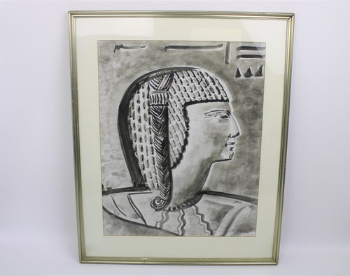 Pharao tuschezeichnung von - pharao,
