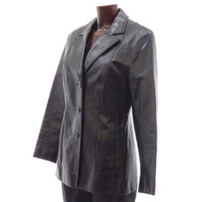 Ledermantel schwarz N4 MARC