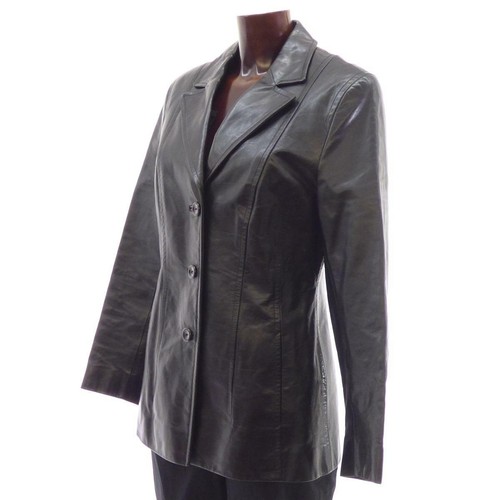 Leather coat black - n4, marc