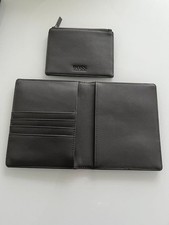 Geldbörse von BOSS (Leder) , hellgrau - neu im Originalkarton