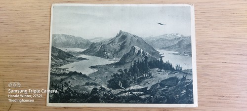 Postkarte salzkammergut - postkarte,