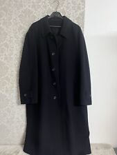 Mantel Gr. 52 Werther international Schurwolle und Cashmere Kaschmir dunkelblau