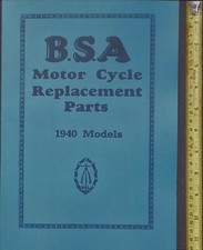 BSA M20 Teile Buch 1940 Alle
