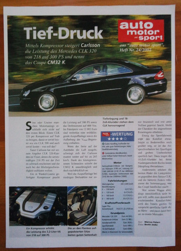 Mercedes carlsson cm32 - cm32, k