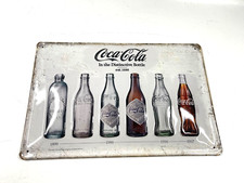 Metall Schild Deko Schild von Coca Cola ca. 30 x 19,5 cm