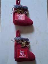 2 Weihnachtssocken Socken Geldgeschenk Weihnachten