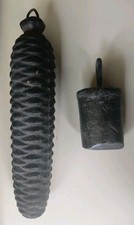 2 Uhrengewichte:XXL Tannenzapfen Kuckucksuhr ca 1220 g+Wanduhr Standuhr ca 541 g